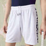 Lacoste מכנסי טניס קצרים בהדפס ניגודיות DZ4D0D1536 לבן 800 גברים - Image 2