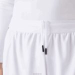 Lacoste מכנסי טניס קצרים בהדפס ניגודיות DZ4D0D1536 לבן 800 גברים - Image 7