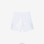 Lacoste מכנסי טניס קצרים ללא תפרים בכושר רגיל DZ4D0D1330 כחול כהה לבן 522 גברים - Image 5