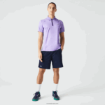 Lacoste מכנסי טניס קצרים ללא תפרים בכושר רגיל DZ4D0D1331 כחול כהה 423 גברים