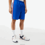 Lacoste מכנסי טניס קצרים מפוליאסטר ממוחזר DZ4D0D18 כחול kxb גברים - Image 2