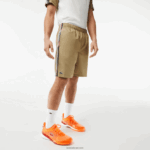 Lacoste מכנסי טניס קצרים מפוליאסטר ממוחזר DZ4D0D16 בז' cb8 גברים - Image 2