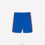 Lacoste מכנסי טניס קצרים מפוליאסטר ממוחזר DZ4D0D18 כחול kxb גברים - Image 4
