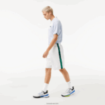 Lacoste מכנסי טניס קצרים ספורטיביים DZ4D0D1333 לבן 001 גברים