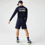 Lacoste מכנסי טניס קצרים ספורטיביים DZ4D0D1334 כחול כהה 166 גברים - Image 3