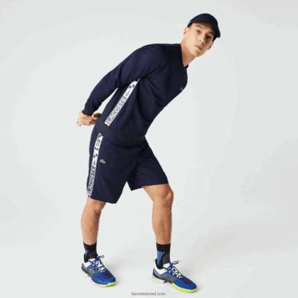 Lacoste מכנסי טניס קצרים ספורטיביים DZ4D0D1334 כחול כהה 166 גברים