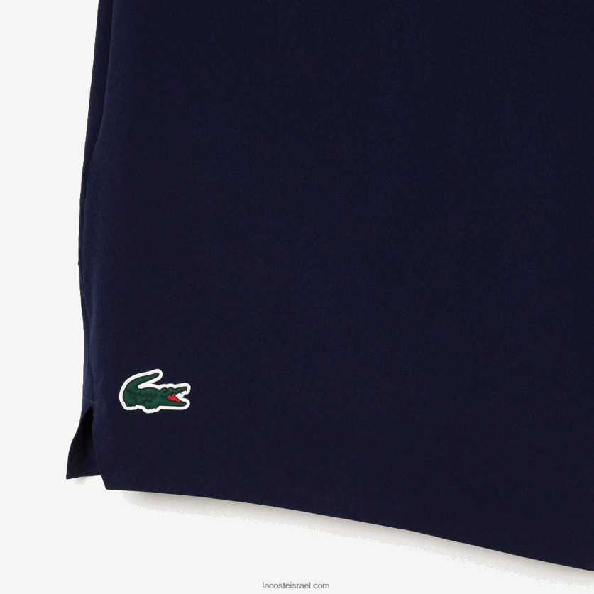 Lacoste מכנסי טניס x novak djokovic DZ4D0D408 כחול כהה 166 גברים - Image 5