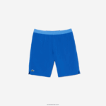 Lacoste מכנסי טניס x novak djokovic DZ4D0D409 כחול kxb גברים - Image 4