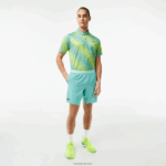 Lacoste מכנסי טניס x novak djokovic DZ4D0D410 מנטה 3a4 גברים