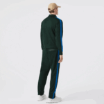 Lacoste מכנסי טראק צד מנוגדים DZ4D0D1077 ירוק yzp גברים - Image 2