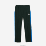 Lacoste מכנסי טראק צד מנוגדים DZ4D0D1077 ירוק yzp גברים - Image 3
