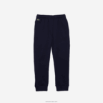 Lacoste מכנסי טריק קולורבלוק DZ4D0D3197 כחול כהה 166 ילדים - Image 5