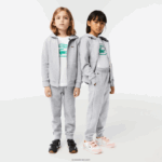 Lacoste מכנסי טריק קולורבלוק DZ4D0D3198 chine אפור cca ילדים