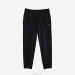 Lacoste מכנסי טרנינג בהדפס מונוגרמה DZ4D0D318 שחור 031 גברים - Image 4