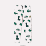 Lacoste מכנסי טרנינג בהדפס קומיקס DZ4D0D2569 ורוד בהיר t03 נשים - Image 5