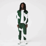 Lacoste מכנסי טרנינג גרפי מורשת DZ4D0D1072 ירוק לבן 291 גברים