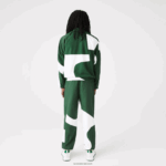 Lacoste מכנסי טרנינג גרפי מורשת DZ4D0D1072 ירוק לבן 291 גברים - Image 3