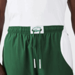 Lacoste מכנסי טרנינג גרפי מורשת DZ4D0D1072 ירוק לבן 291 גברים - Image 9