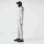 Lacoste מכנסי טרנינג דו-שכבתיים DZ4D0D1073 chine אפור בהיר 9ya גברים - Image 4