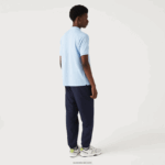 Lacoste מכנסי טרנינג דוחי מים בכושר רגיל DZ4D0D332 כחול כהה 166 גברים - Image 2