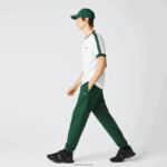 Lacoste מכנסי טרנינג דוחי מים בכושר רגיל DZ4D0D333 ירוק 132 גברים - Image 2