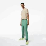 Lacoste מכנסי טרנינג דוחי מים בכושר רגיל DZ4D0D331 ירוק חאקי kx5 גברים