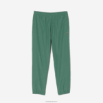 Lacoste מכנסי טרנינג דוחי מים בכושר רגיל DZ4D0D331 ירוק חאקי kx5 גברים - Image 4