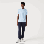 Lacoste מכנסי טרנינג דוחי מים בכושר רגיל DZ4D0D332 כחול כהה 166 גברים