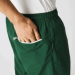 Lacoste מכנסי טרנינג דוחי מים בכושר רגיל DZ4D0D333 ירוק 132 גברים - Image 8