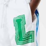 Lacoste מכנסי טרנינג דוחים מים DZ4D0D1085 לבן sbh גברים - Image 7