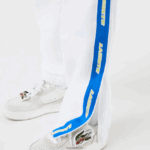 Lacoste מכנסי טרנינג דוחים מים DZ4D0D1085 לבן sbh גברים - Image 8