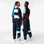 Lacoste מכנסי טרנינג טלאים דוחים מים DZ4D0D1586 multicolor c50 גברים - Image 2