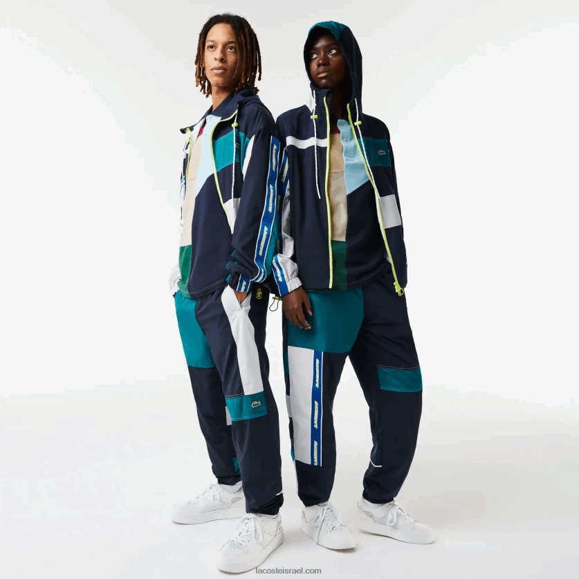 Lacoste מכנסי טרנינג טלאים דוחים מים DZ4D0D1586 multicolor c50 גברים - Image 1