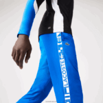 Lacoste מכנסי טרנינג טניס עם הדפסי צד DZ4D0D1087 כחול k1q גברים - Image 4