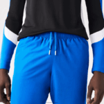 Lacoste מכנסי טרנינג טניס עם הדפסי צד DZ4D0D1087 כחול k1q גברים - Image 7