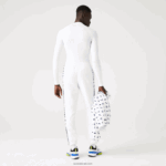Lacoste מכנסי טרנינג טניס עם הדפסי צד DZ4D0D1088 לבן 001 גברים - Image 3