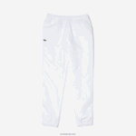 Lacoste מכנסי טרנינג טניס עם הדפסי צד DZ4D0D1088 לבן 001 גברים - Image 5
