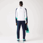 Lacoste מכנסי טרנינג טניס עם הדפסי צד DZ4D0D1089 כחול כהה 166 גברים - Image 3