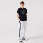 Lacoste מכנסי טרנינג טניס עמידים בריצה DZ4D0D994 לבן נייבי כחול ירוק 9gg גברים