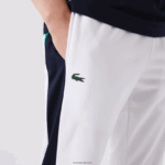 Lacoste מכנסי טרנינג טניס עמידים בריצה DZ4D0D994 לבן נייבי כחול ירוק 9gg גברים - Image 4