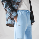 Lacoste מכנסי טרנינג טניס פליסה DZ4D0D1157 כחול hbp גברים - Image 6