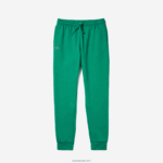 Lacoste מכנסי טרנינג טניס פליסה DZ4D0D959 ירוק s6w גברים - Image 5