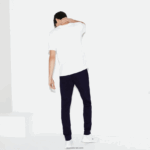 Lacoste מכנסי טרנינג טניס פליסה DZ4D0D961 כחול כהה 166 גברים - Image 2