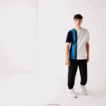 Lacoste מכנסי טרנינג טפטה טפט טניס טניס יהלומים DZ4D0D1113 שחור 031 גברים - Image 4