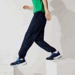 Lacoste מכנסי טרנינג טפטה טפט טניס טניס יהלומים DZ4D0D1115 כחול כהה 166 גברים - Image 4