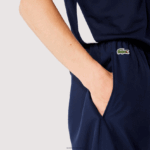 Lacoste מכנסי טרנינג טפטה טפט טניס טניס יהלומים DZ4D0D1115 כחול כהה 166 גברים - Image 6