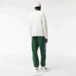 Lacoste מכנסי טרנינג להקה ממותגים DZ4D0D1026 ירוק 132 גברים - Image 3