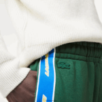 Lacoste מכנסי טרנינג להקה ממותגים DZ4D0D1026 ירוק 132 גברים - Image 6