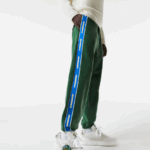Lacoste מכנסי טרנינג להקה ממותגים DZ4D0D1026 ירוק 132 גברים - Image 7