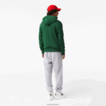 Lacoste מכנסי טרנינג להקה ממותגים DZ4D0D1027 chine אפור cca גברים - Image 3